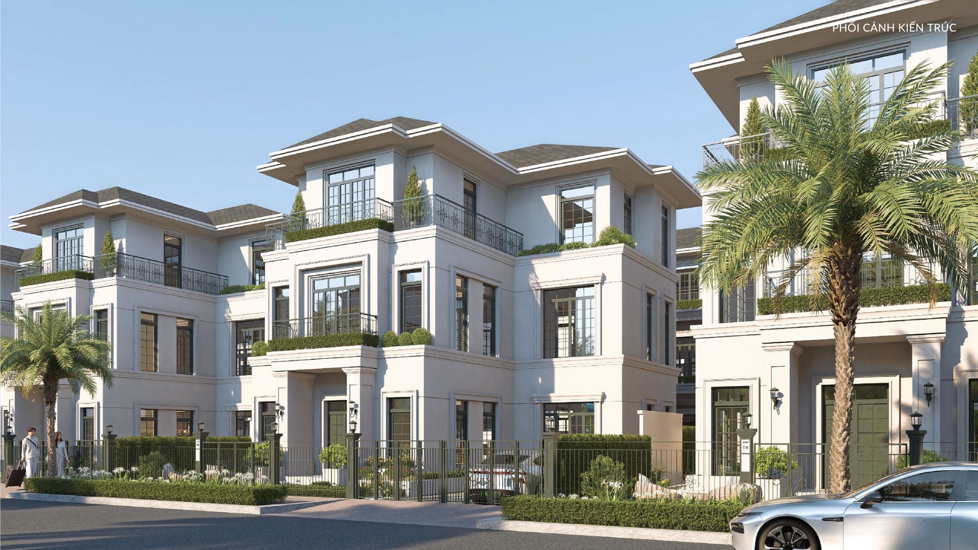 Phối cảnh biệt thự đơn lập Alluvia City - mẫu DL4
