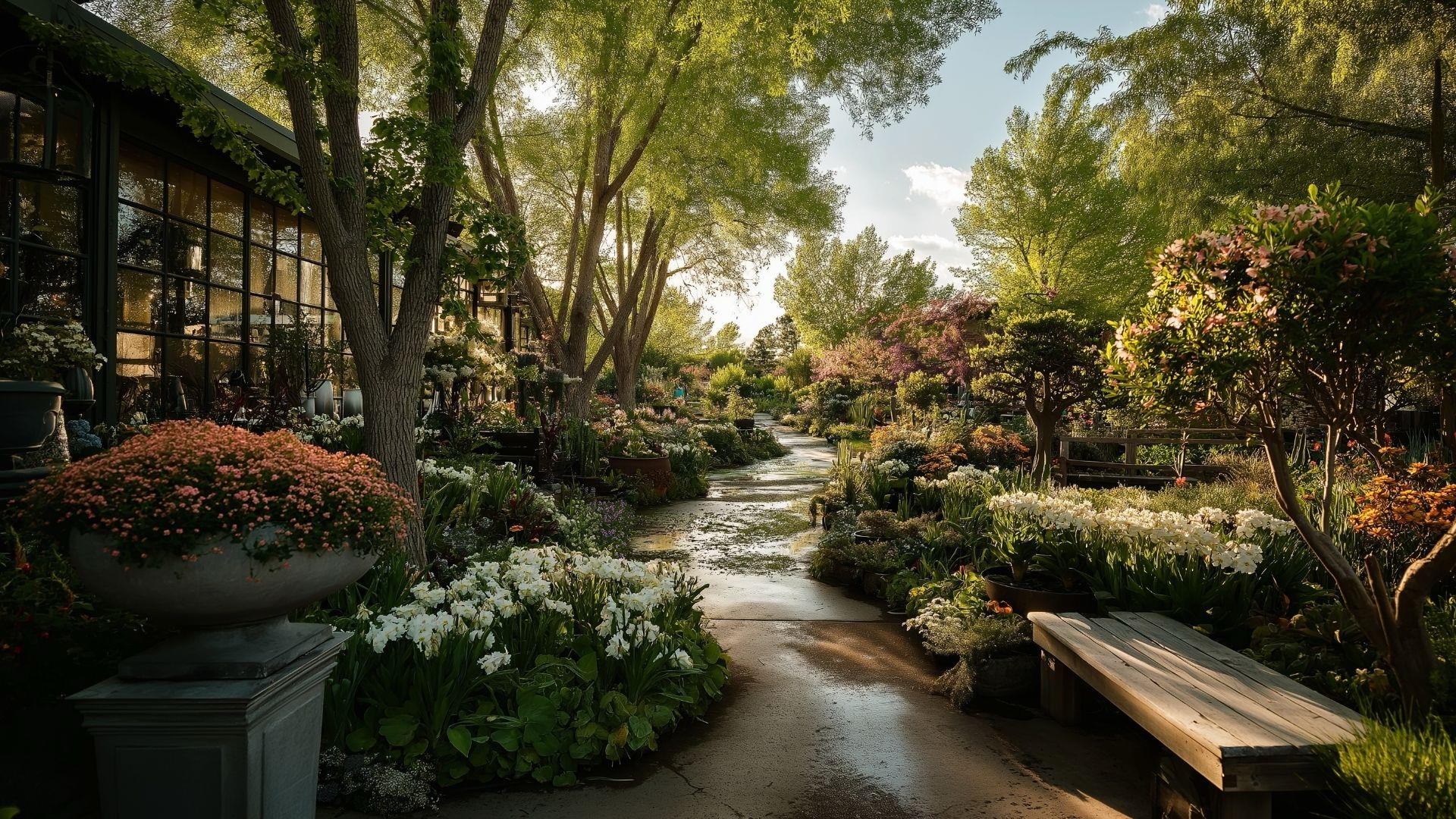 Vườn Bách Hoa rực rỡ tại đảo The Moon